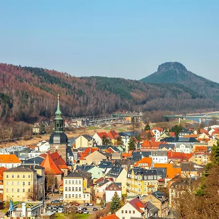 公寓 In Ruhiger Lage Am Wanderweg Zum Lilienstein